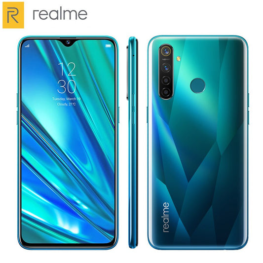 EU Version Realme 5 Pro Mobile Phone 4GB/8GB RAM 128GB ROM Snapdragon712 Octa Core 6.3"1080x2340P 4035mAh Dual SIM Android Phone