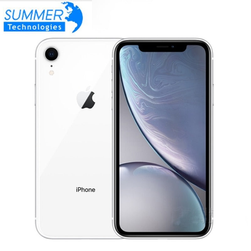 Apple iPhone XR Unlocked Original Six-core Mobile phone camera 64G/128G/256G Rom IOS Face phone