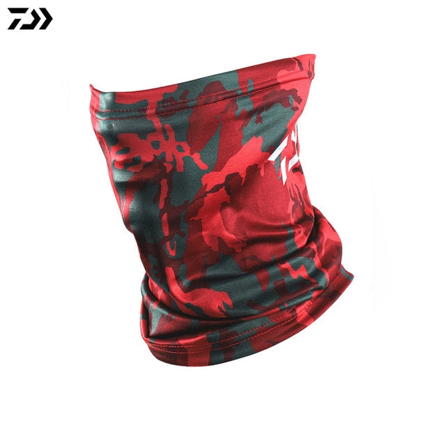 Daiwa Professional Fishing Hoodie Anti-UV Sunscreen Sun Protection Face Neck Fishing Shirt Breathable Quick Dry Fishing Clothes