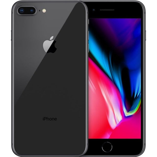 Original Apple iphone 8 Plus Hexa Core iOS 3GB RAM 64/256GB ROM 5,5 inch phone phone 12MP track digital 2691mAh LTE