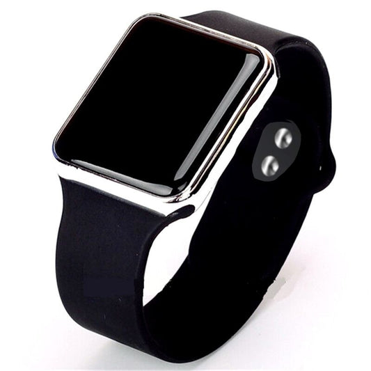 LED Electronic Sport Silicone Kids Watch Fashion Casual Outdoor Digital Display Watches Simple Kids Girls Boys Gift Clock Reloj