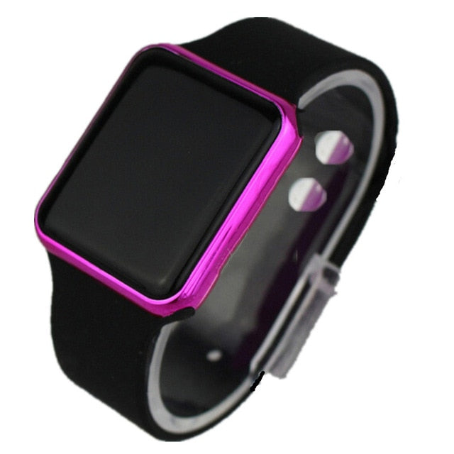 LED Electronic Sport Silicone Kids Watch Fashion Casual Outdoor Digital Display Watches Simple Kids Girls Boys Gift Clock Reloj