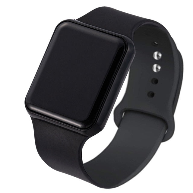 LED Electronic Sport Silicone Kids Watch Fashion Casual Outdoor Digital Display Watches Simple Kids Girls Boys Gift Clock Reloj